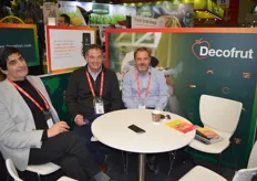 Carlos Rauld, Fernando Irarrazaval and Christian Muller from Decofrut in Chile.